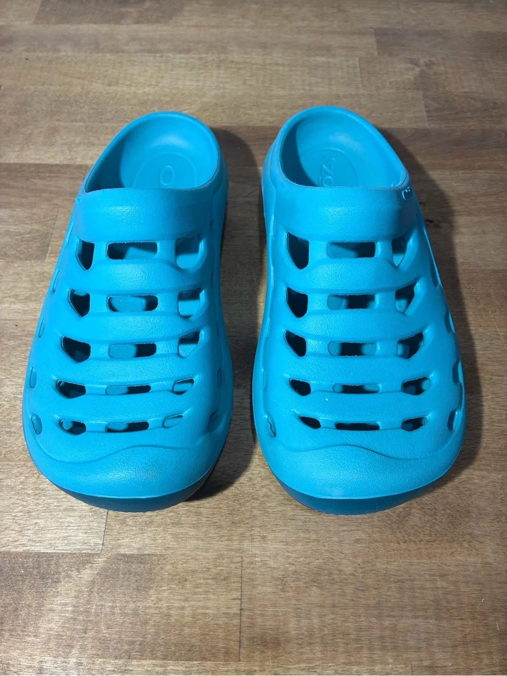 Oboz Whakata Coast Clogs Turquoise Blue W8 M6 Unisex Slip On Shoes